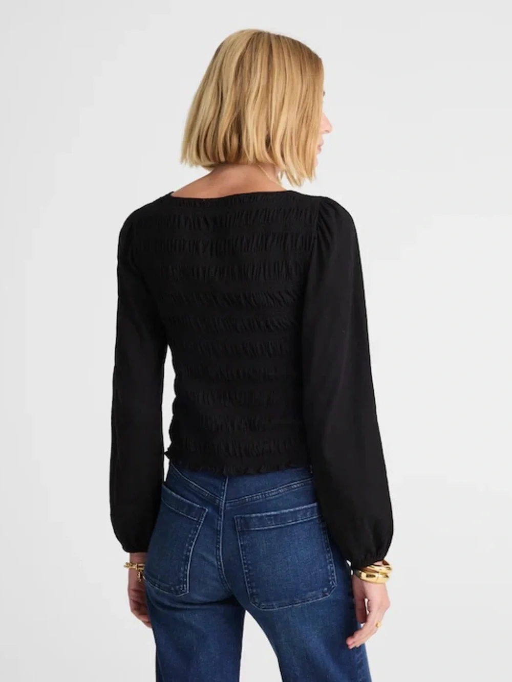 Madewell smocked bodice